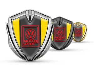VW Emblema Metal 3D Look Corse Lucido Adesivo 3D